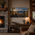 Fall Aspen Trailhead Expanse Canvas Print, Colorado Mountain Wall Art