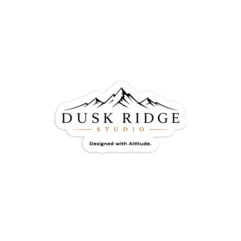 Dusk Ridge Studio Kiss-Cut Vinyl Decal