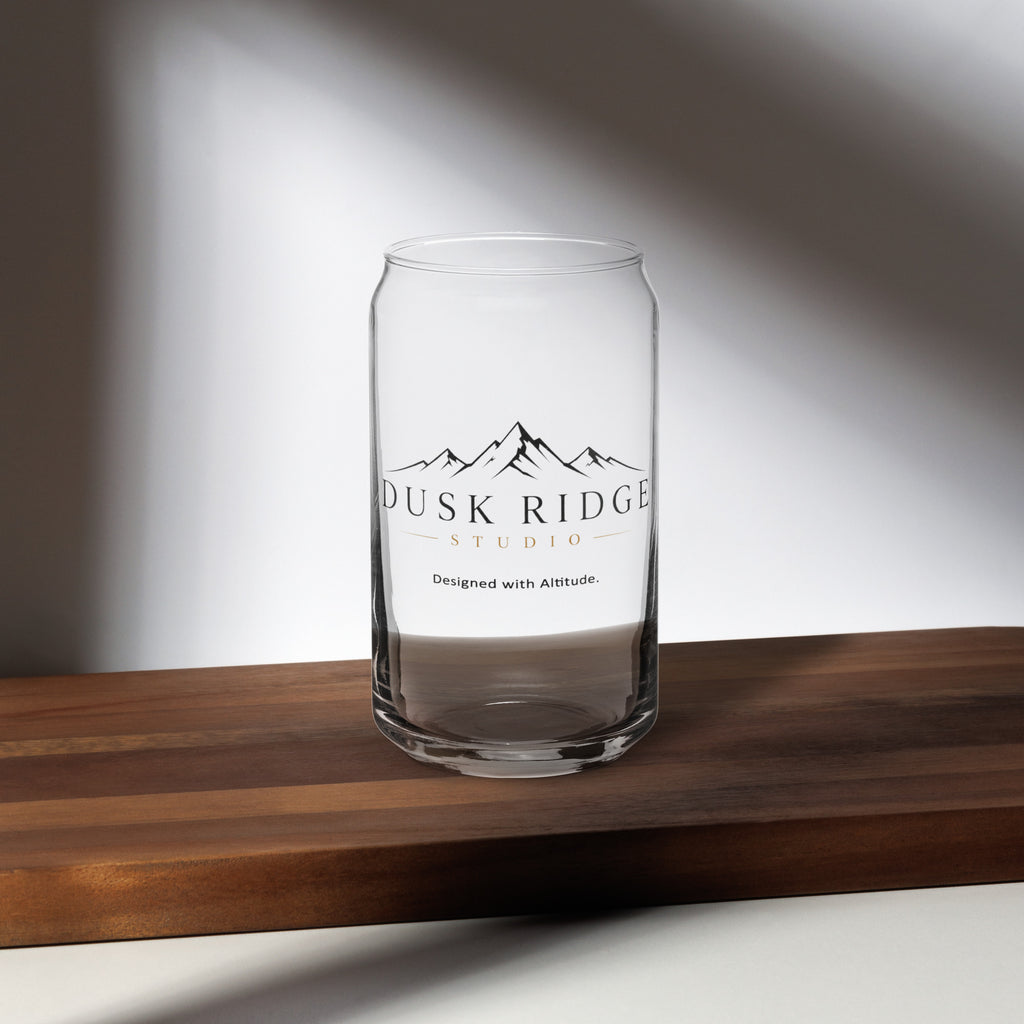 Dusk Ridge Studio Can-Shaped Glass, 16 oz