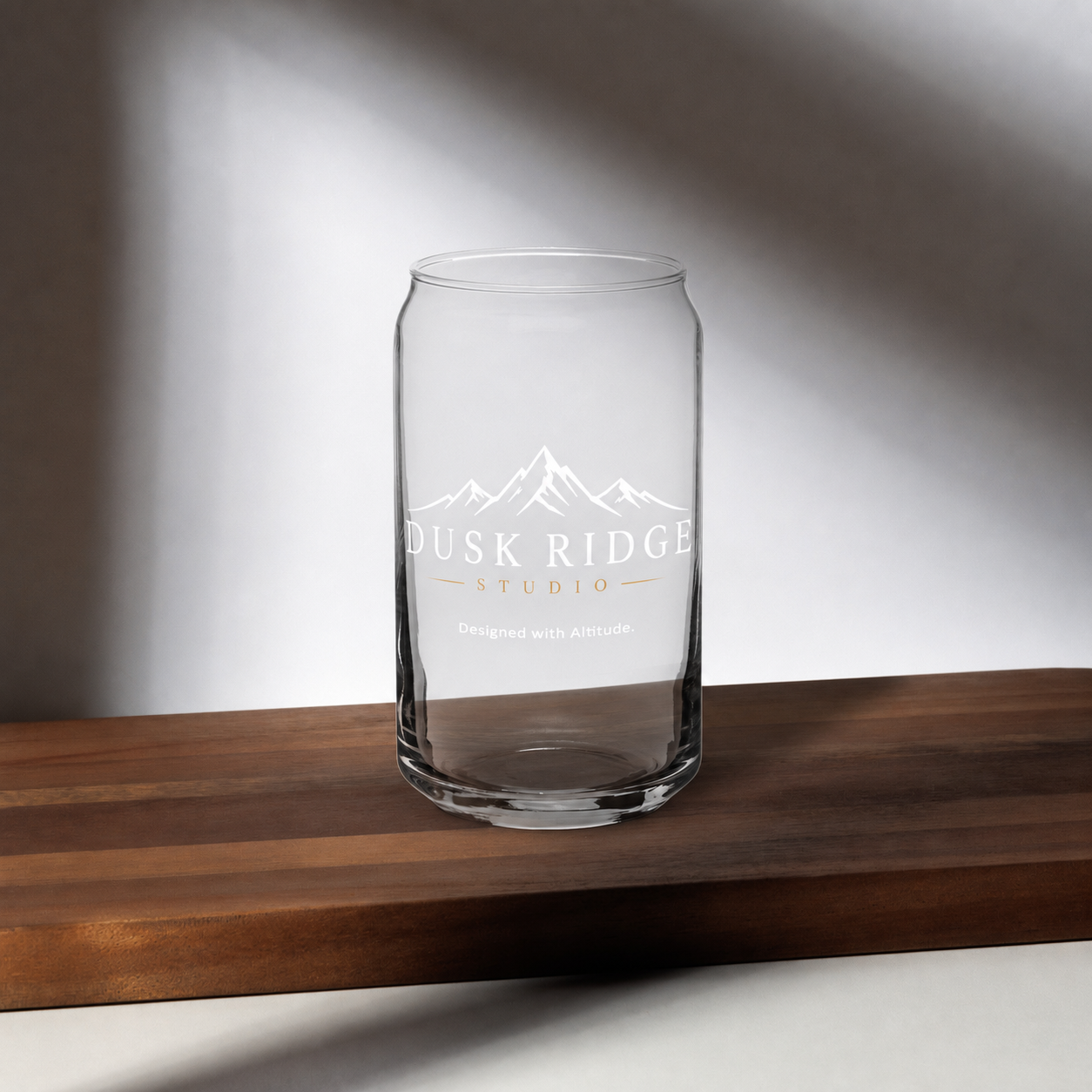 Dusk Ridge Studio Can-Shaped Glass, 16 oz