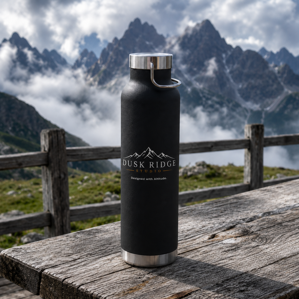 Dusk Ridge Studio Copper Vacuum Insulated Bottle, 22 oz