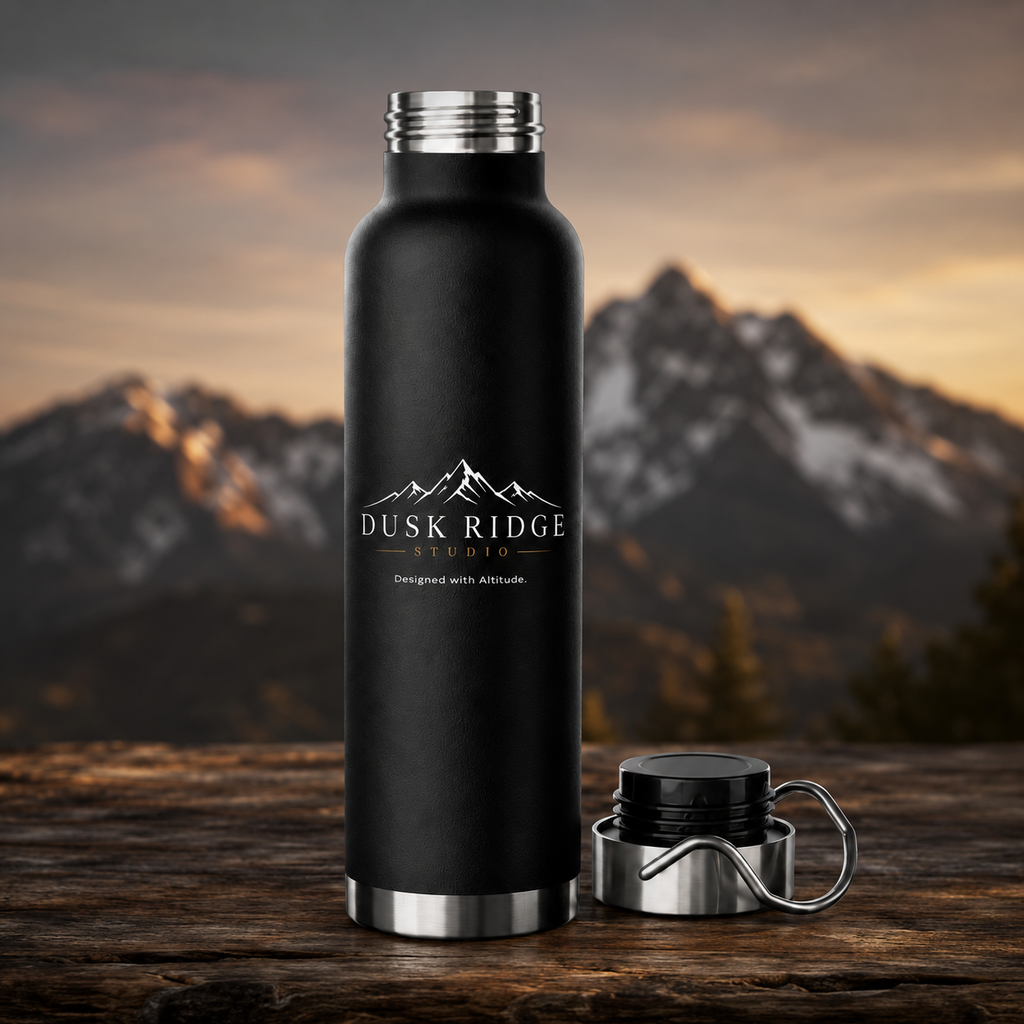 Dusk Ridge Studio Copper Vacuum Insulated Bottle, 22 oz