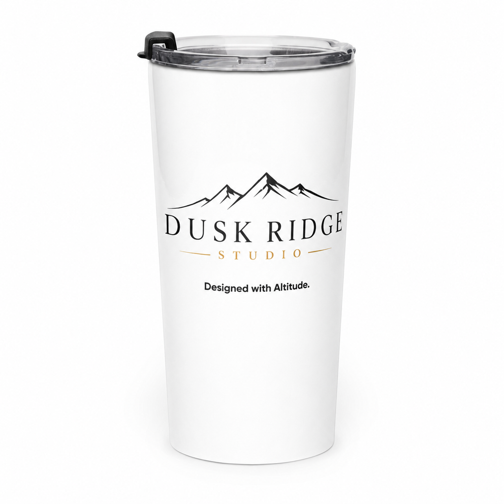 Dusk Ridge Studio Tapered Stainless Steel Tumbler, 20 oz